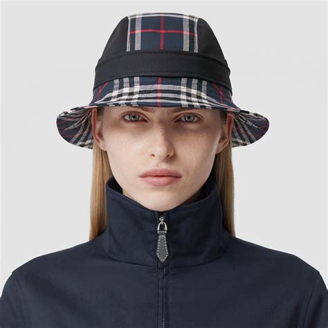 burberry bucket hat navy|burberry bucket hats for men.